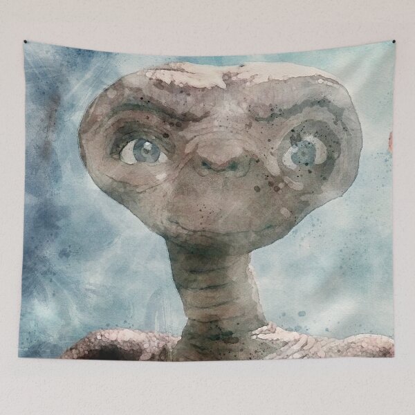 Artikelvorschau, E.T. – Der Außerirdische Aquarell entworfen und verkauft von curseofkazar.