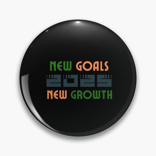 Item preview, 2025 New Goals New Growth - Inspiring Typography Art by Egyape designed and sold by egyape ⭐⭐⭐⭐⭐.