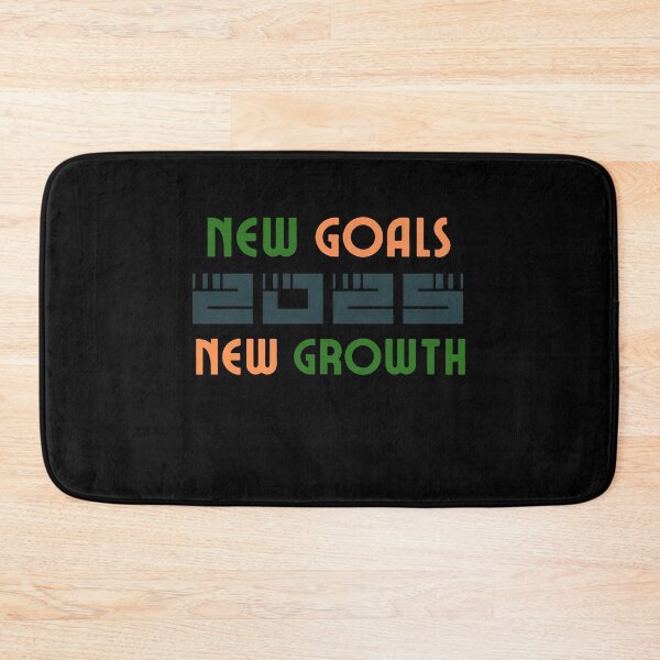 Item preview, 2025 New Goals New Growth - Inspiring Typography Art by Egyape designed and sold by egyape ⭐⭐⭐⭐⭐.