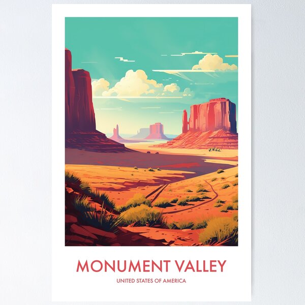 Item preview, MONUMENT VALLEY designed and sold by MarkedArtPrints.