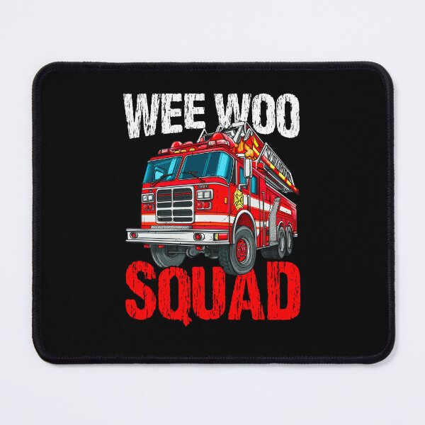 Item preview, WEE WOO SQUAD, funny gifts for firemans  designed and sold by FelkMariShop.