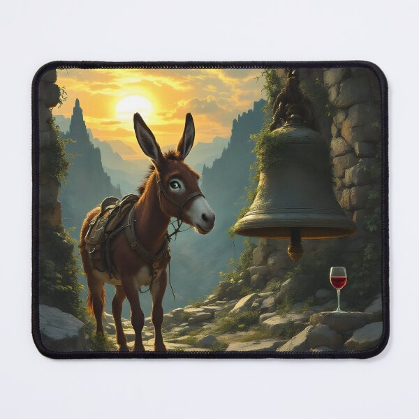 Item preview, Donkey in Burgundy designed and sold by HabitableMoons.