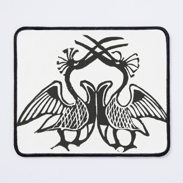 Item preview, Two Exotic Birds, Animal Art, Totem Animal, Folklore Aesthetic designed and sold by CulturalCurios.