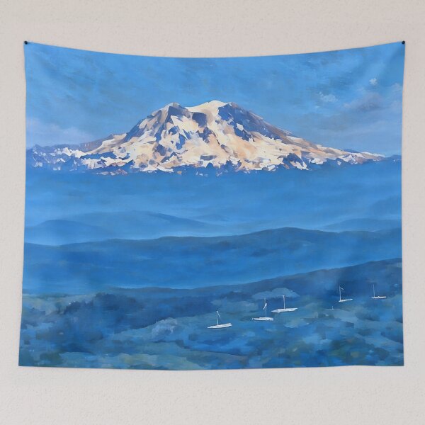 Artikelvorschau, Mt. Rainier Windpark (Impressionistisch) entworfen und verkauft von flyscenicair.