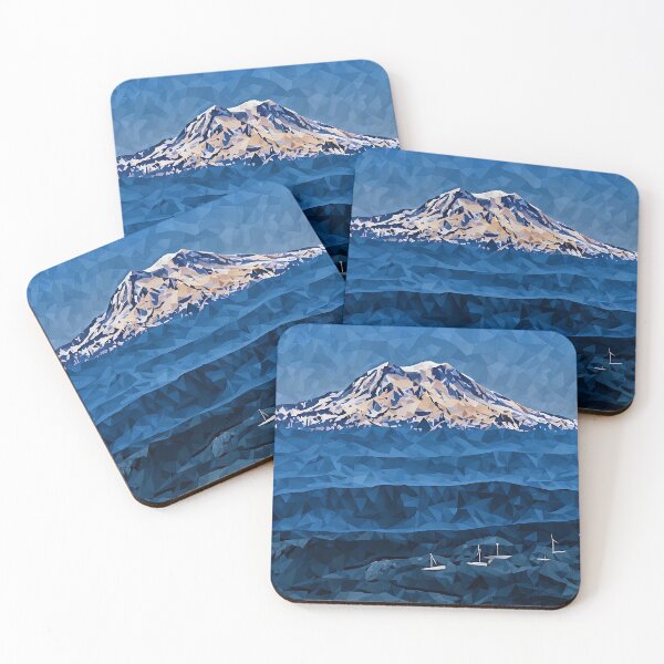 Artikelvorschau, Mt. Rainier Windpark (Poly Art) entworfen und verkauft von flyscenicair.
