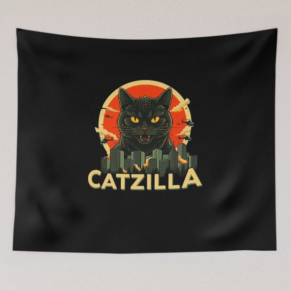 Item preview, Catzilla funny gifts for catzilla lover  designed and sold by FelkMariShop.