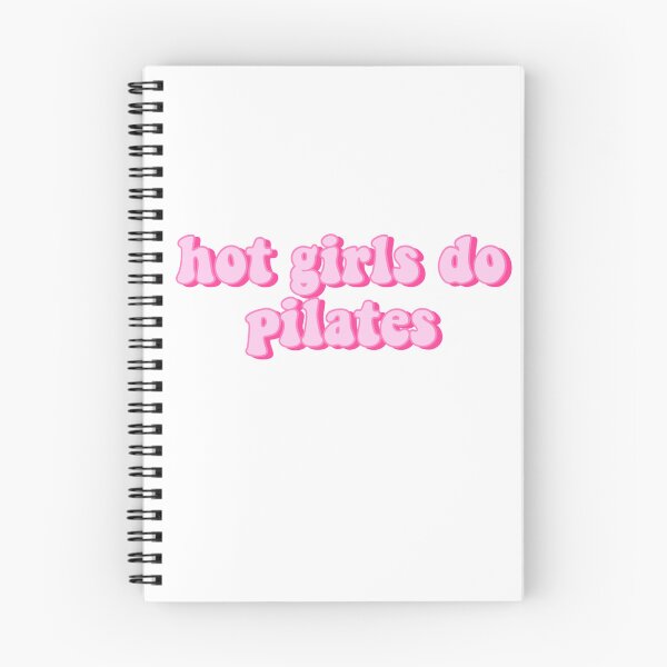 Item preview, Hot Girls Do Pilates Pink Quote designed and sold by kellynicmac.