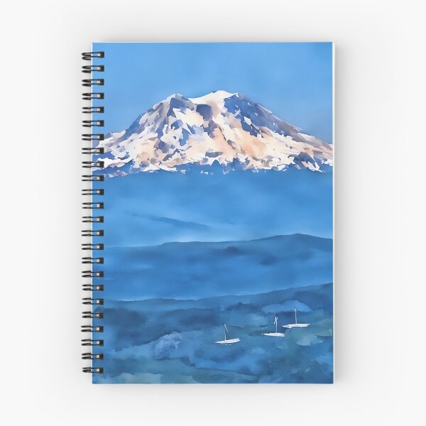 Artikelvorschau, Windpark Mt. Rainier (Aquarell) entworfen und verkauft von flyscenicair.