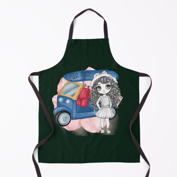 Item preview, Cute Girl With TUK TUK designed and sold by ChenEngEng.