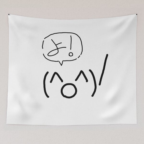 Item preview, よ! Cute Kaomoji designed and sold by Nikoto180.