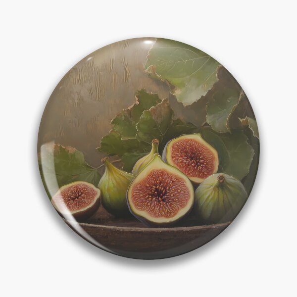 Item preview, Earthy Delight: Rustic Fig Still Life Art Print  designed and sold by north-sky.