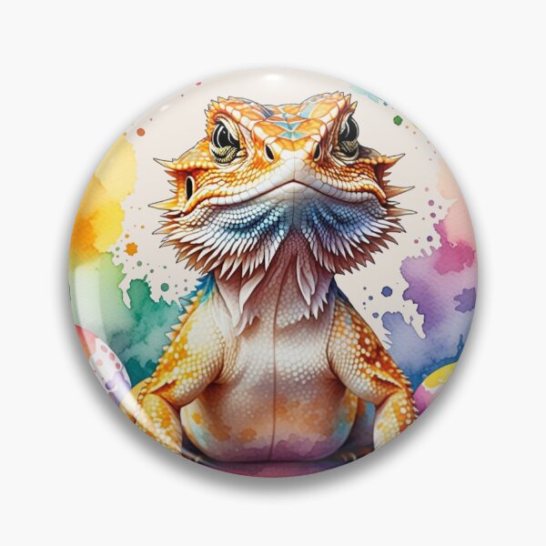 Item preview, Bearded Dragon Easter Holi Art designed and sold by aylastyle.
