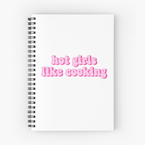 Item preview, Hot Girls Like Cooking Pink Quote  designed and sold by kellynicmac.