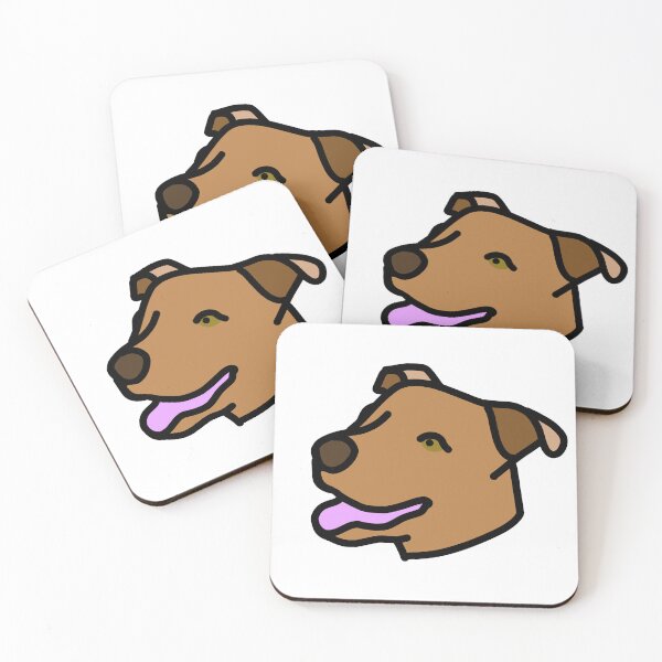 Item preview, Brown mutt dog pop-art designed and sold by WhackoDesigns.