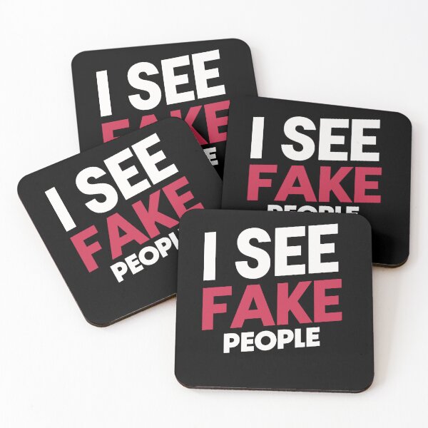 Item preview, I SEE FAKE PEOPLE, funny offensive gitf  designed and sold by FelkMariShop.