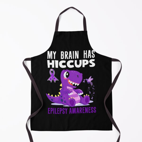 Item preview, Epilepsy Awareness, My Brain Has Hiccups Purple Ribbon designed and sold by GroovyFusion.