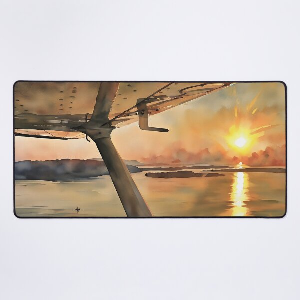 Item preview, San Juan Sunset (Watercolor) designed and sold by flyscenicair.