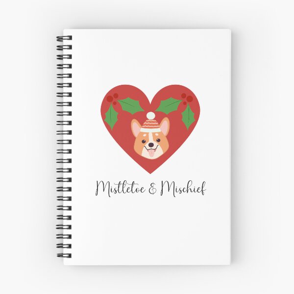 Item preview, Mistletoe & Mischief corgi designed and sold by IDEAS-4-HUMANS.
