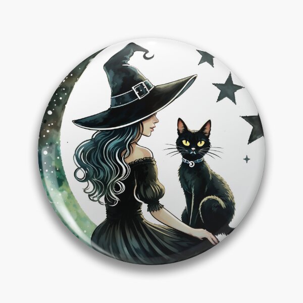 Item preview, The Witch And The Black Cat designed and sold by RubisLeaf.