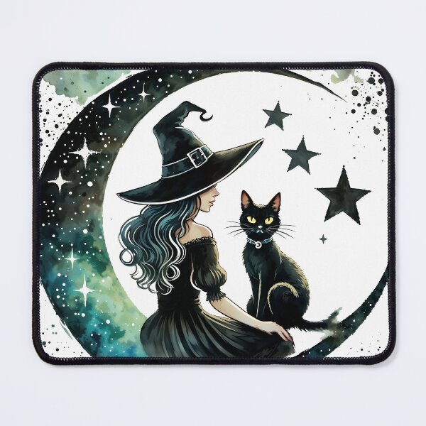 Item preview, The Witch And The Black Cat designed and sold by RubisLeaf.