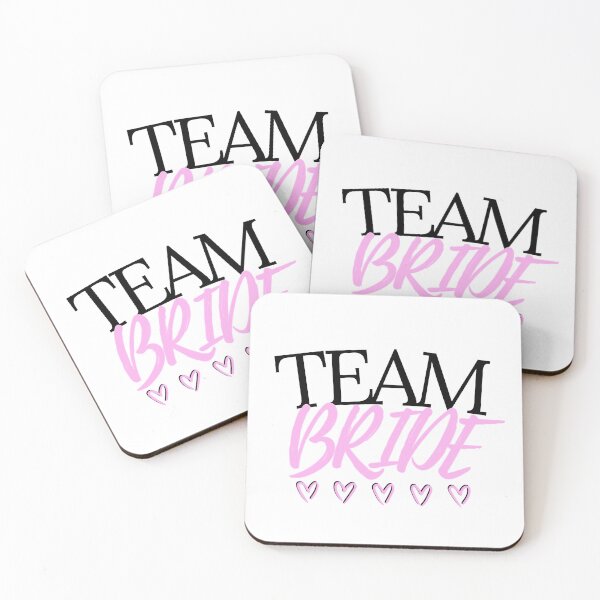Item preview, Team Bride Pink Hen Bridal Bachelorette designed and sold by MoonMonkeyNbear.