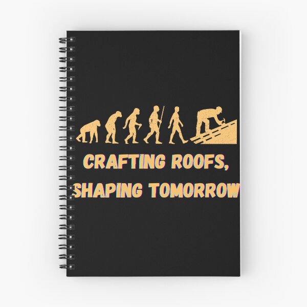 Item preview, CRAFTING ROOFS, SHAPING TOMORROW , roofer evoluition designed and sold by FelkMariShop.