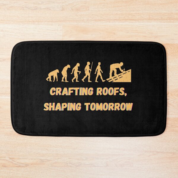 Item preview, CRAFTING ROOFS, SHAPING TOMORROW , roofer evoluition designed and sold by FelkMariShop.