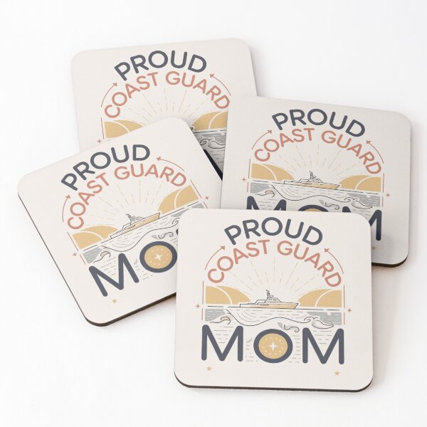 Item preview, Warm Maritime Design - Proud Coast Guard Mom designed and sold by TeeGrit.