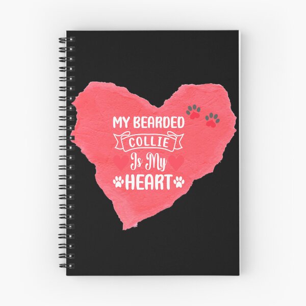 Item preview, MY BEARDED COLLIE IS MY HEART funny gifts for collie lovers  designed and sold by FelkMariShop.