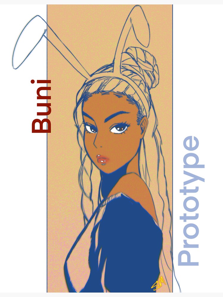 Thumbnail 3 of 3, Sticker, Brown Buni designed and sold by Reflex76.