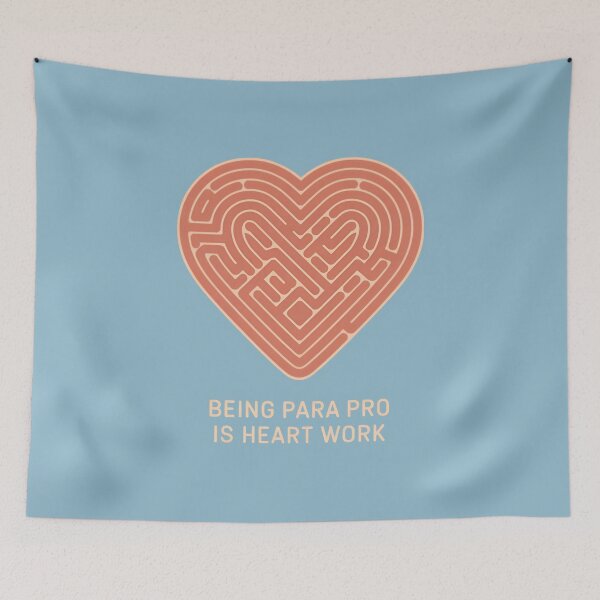 Item preview, Heart Labyrinth Design - Dedication of Para Pros designed and sold by TeeGrit.
