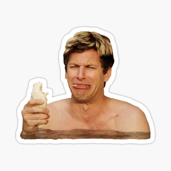 Item preview, Brooklyn Nine Nine: Jake crying with a burrito designed and sold by ellalucy.