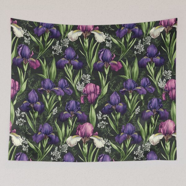 Item preview, Royal Iris in Violet & Pink designed and sold by MindKunst.
