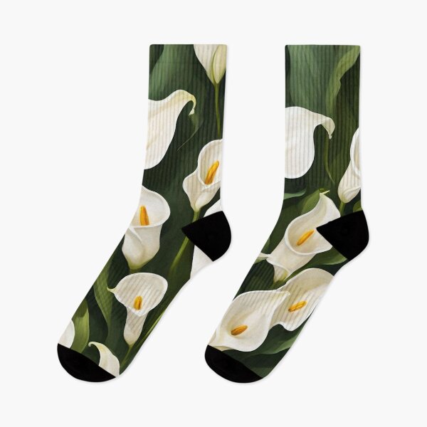 Item preview, Calla Lilies or White Water Lilies Floral Pattern designed and sold by Ciervo Primavera.