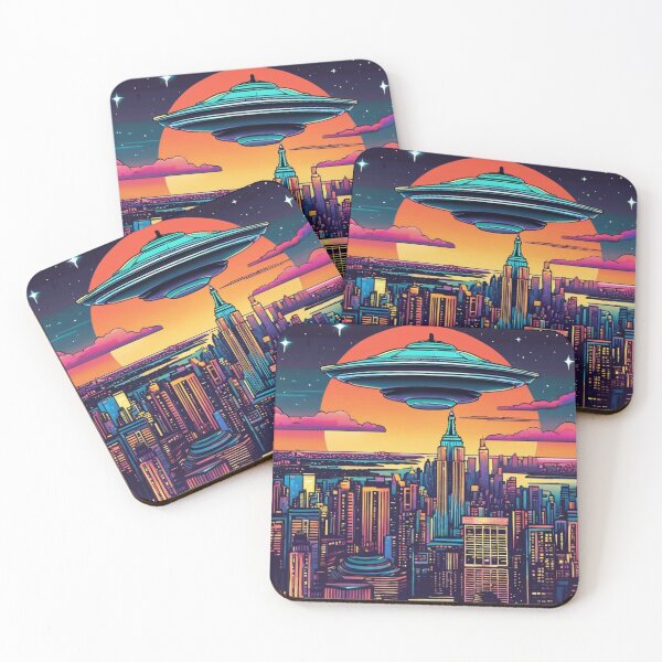 Item preview, UFO OVER CITY designed and sold by Catfighter.