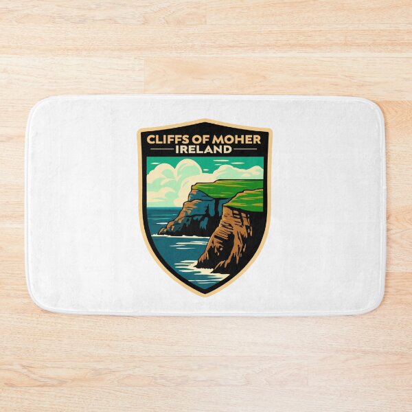 Item preview, Cliffs of Moher Travel Poster - Stunning Ireland Landscape Art designed and sold by Timegraf.