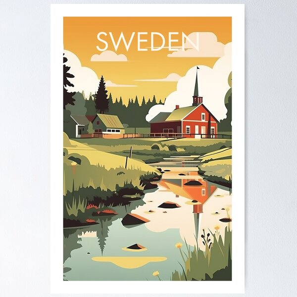 Item preview, SWEDEN designed and sold by MarkedArtPrints.