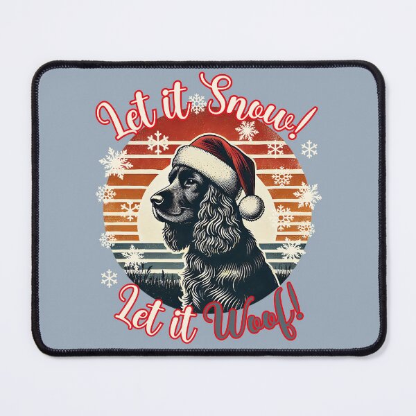 Item preview, Cocker Spaniel Christmas Design - Let It Snow! Let It Woof! designed and sold by EwaVerse.