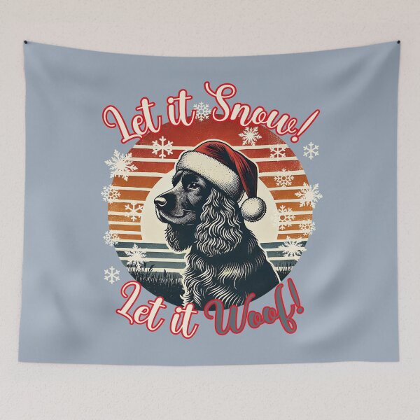 Item preview, Cocker Spaniel Christmas Design - Let It Snow! Let It Woof! designed and sold by EwaVerse.