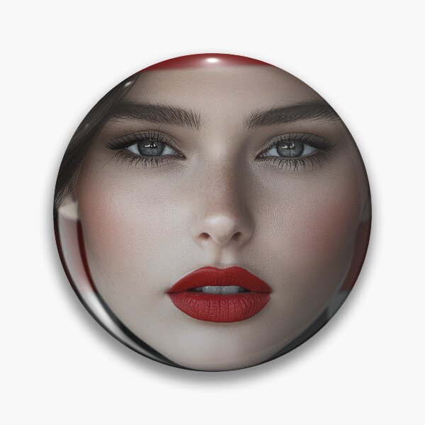 Item preview, Lady with the green eyes and red hat designed and sold by EgonZ9.