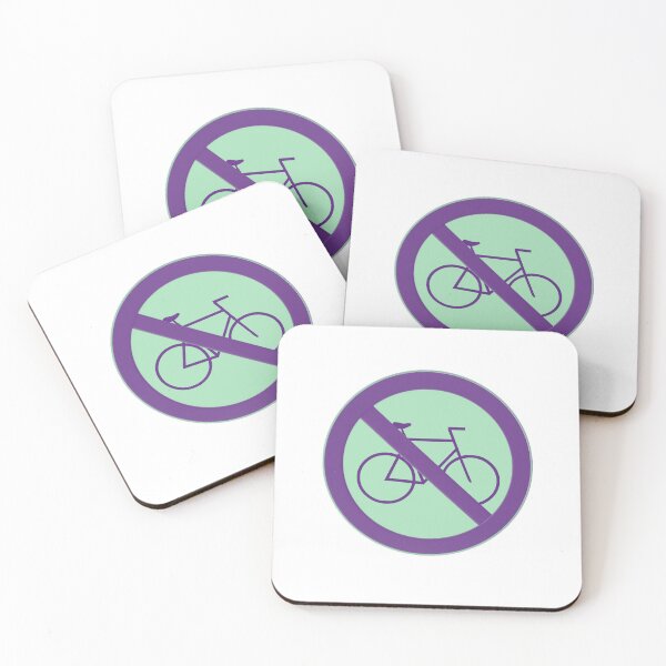 Item preview, No Bicycle Icon Symbol Design II designed and sold by PunktLE.
