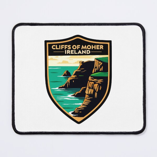 Item preview, Cliffs of Moher Travel Poster - Stunning Ireland Landscape Art designed and sold by Timegraf.