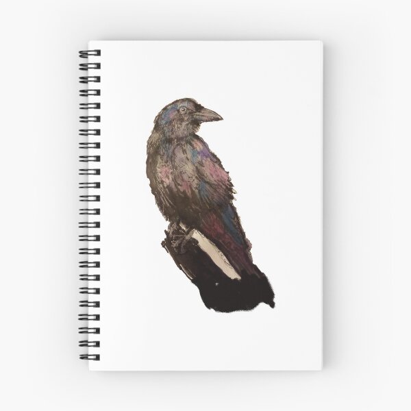 Item preview, Watercolor ink raven designed and sold by Kara Draws.