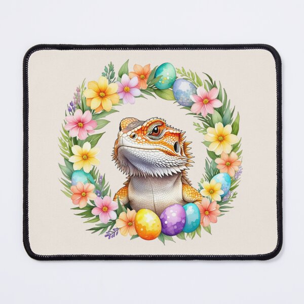 Item preview, Bearded Dragon Easter Wreath designed and sold by aylastyle.