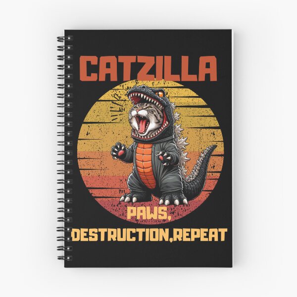 Item preview, CATZILLA PAWS, DESTRUCTION, REPEAT funny gift for cat lovers  designed and sold by FelkMariShop.