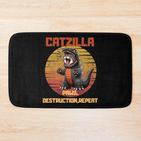 Item preview, CATZILLA PAWS, DESTRUCTION, REPEAT funny gift for cat lovers  designed and sold by FelkMariShop.