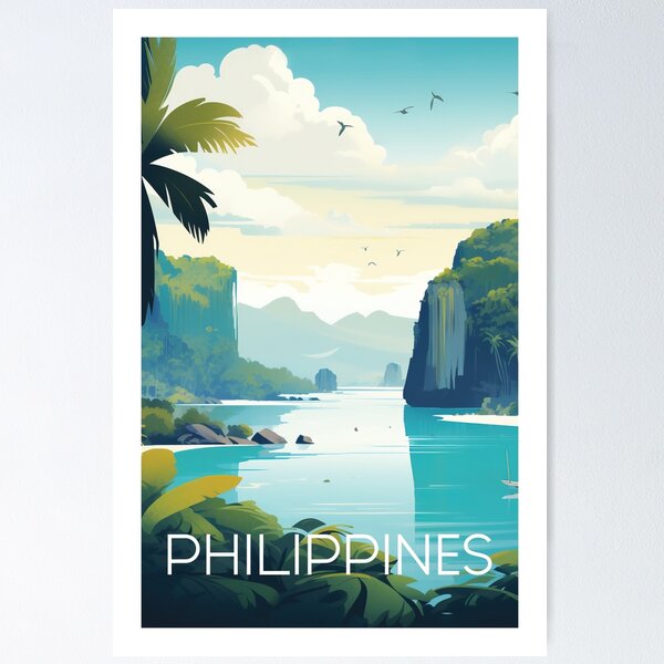 Vista previa del artículo con la obra «FILIPINAS», diseñado y vendido por MarkedArtPrints.