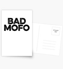 Bad Mofo ! Joke Sarcastic Meme Postcards