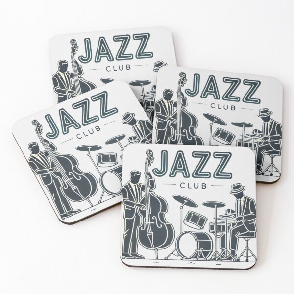 Item preview, Minimalist Jazz Club Silhouette Art designed and sold by InfiniteQuirk.