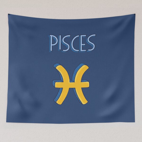 Item preview, Pisces zodiac symbol designed and sold by DesignCollectiv.